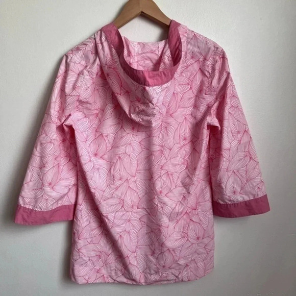L.L. Bean Hooded Tunic Pink‎ Top - Picture 2 of 7